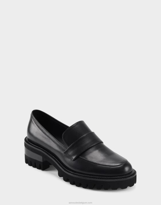 loafer zwart leer Aerosoles 0V00144 vrouwen