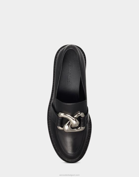 loafer zwart leer Aerosoles 0V00147 vrouwen