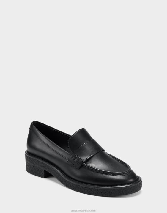loafer zwart leer Aerosoles 0V00165 vrouwen