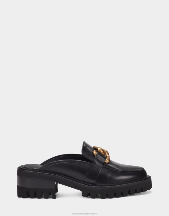 muilezel zwart leer Aerosoles 0V00172 vrouwen