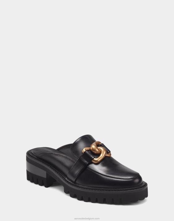muilezel zwart leer Aerosoles 0V00172 vrouwen