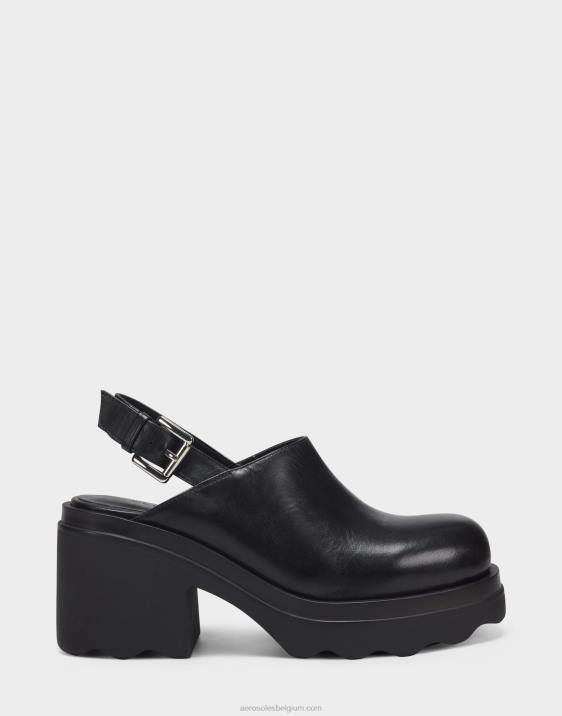 muilezel zwart leer Aerosoles 0V00266 vrouwen