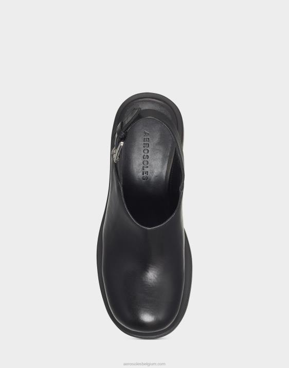 muilezel zwart leer Aerosoles 0V00266 vrouwen