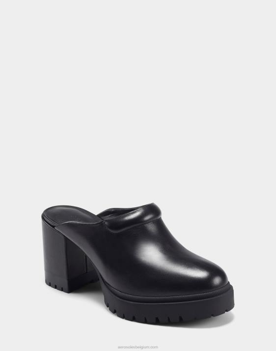 muilezel zwart leer Aerosoles 0V00272 vrouwen