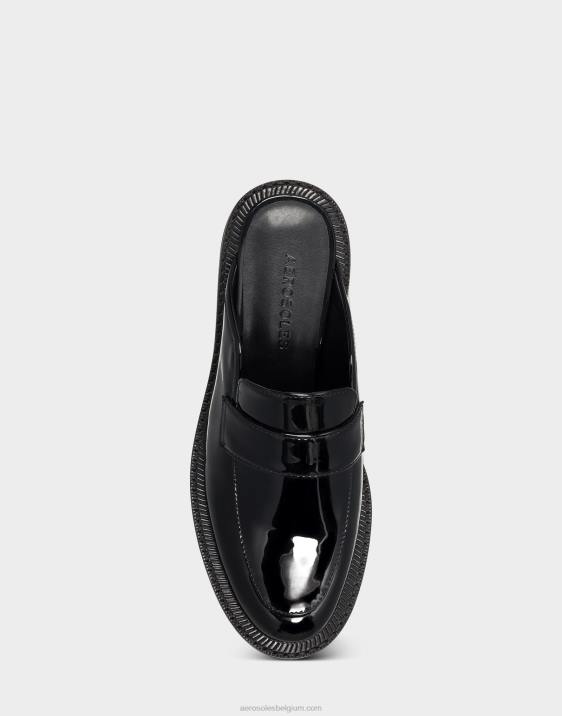 muilezel zwart patent Aerosoles 0V00162 vrouwen