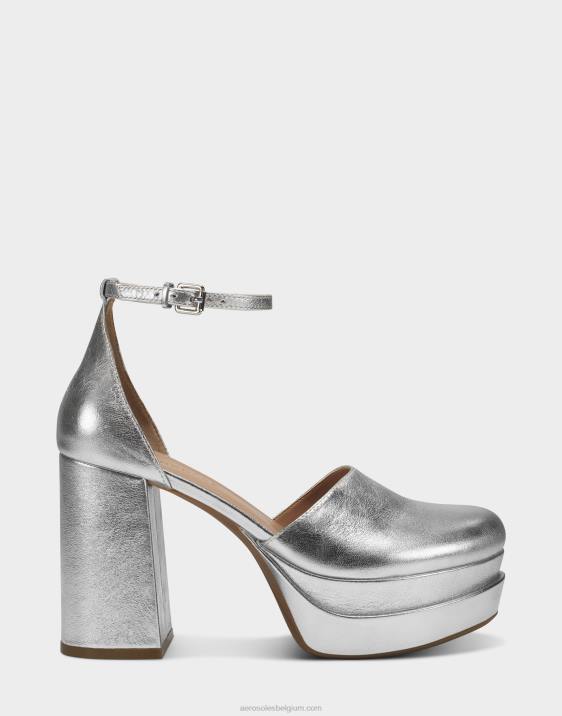 pump zilver metallic leer Aerosoles 0V00361 vrouwen